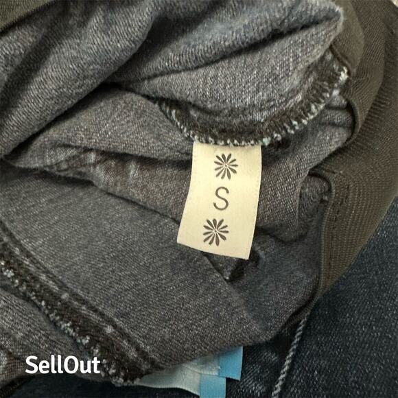 Mumu Blue Pregnancy Women's Blue Flared Bell Bottom Jeans Size S - Picture 5 of 5